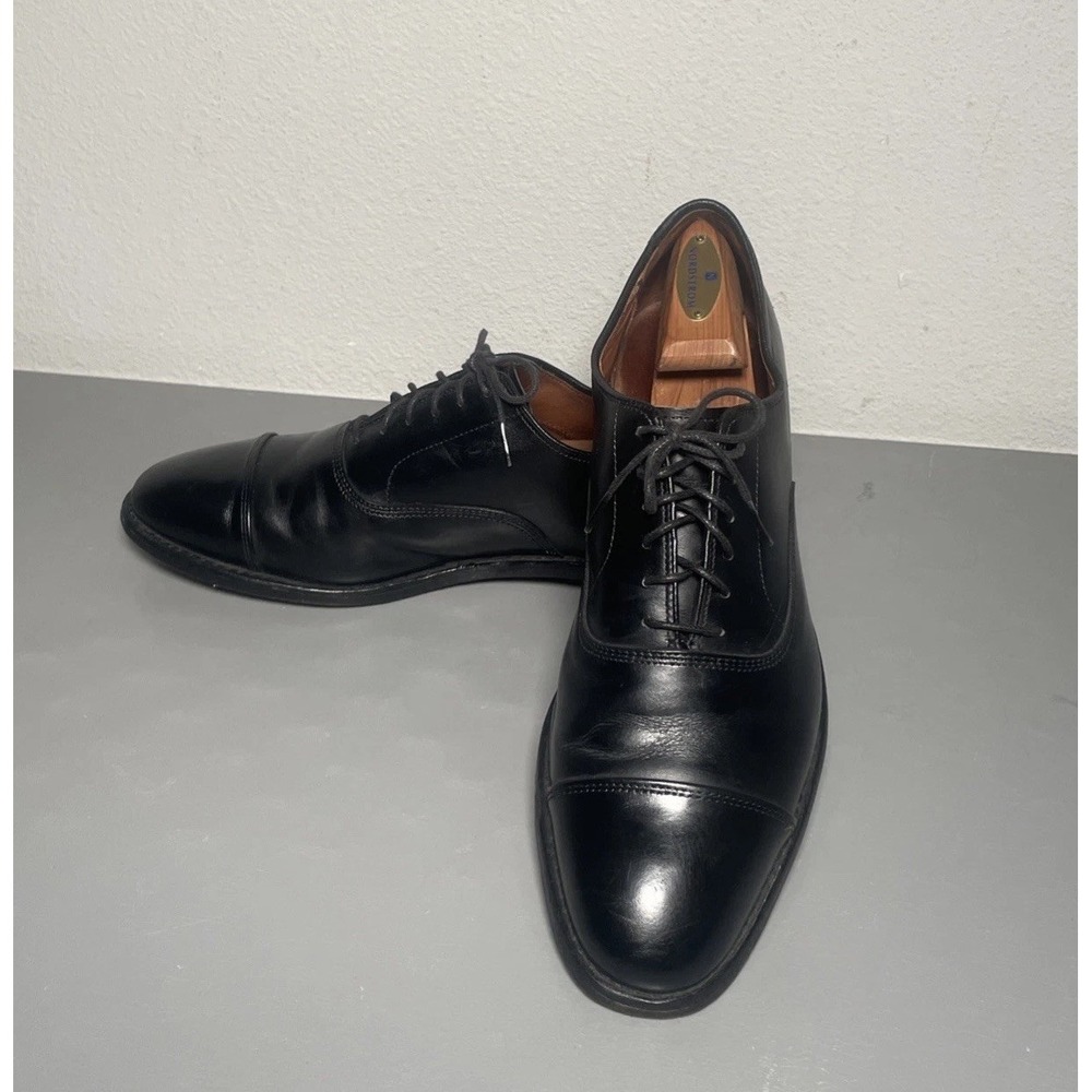 Allen Edmonds PARK AVENUE Black Cap-Toe Oxfords Size 11